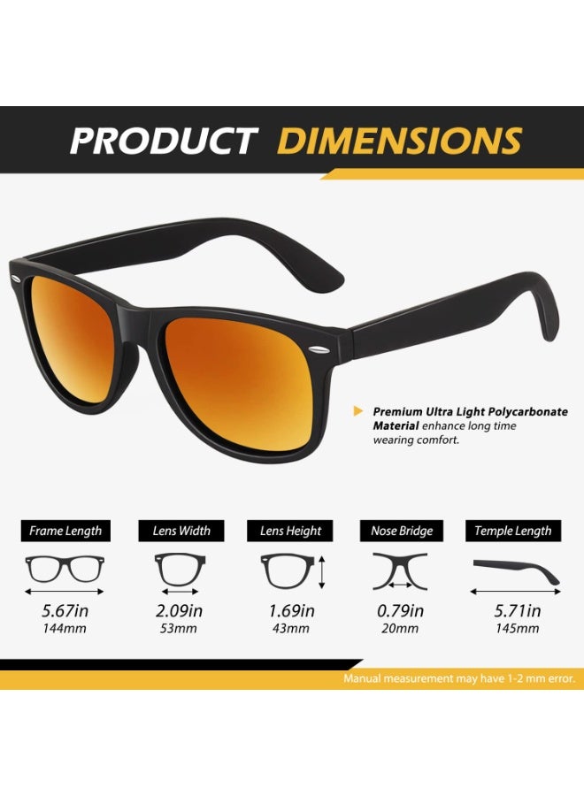Elanova Square polarized sunglasses with a modern design for UV protection, anti-glare, suitable for driving for men and women. - Image 3
