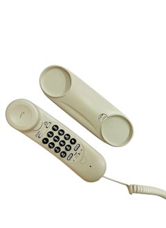 Beetel B26 Corded Slim Landline Phone,Ringer Volume Control,LED Ring Indication,Wall/Desk Mountable,Classic Design,Clear Call Quality,Mute/Pause/Flash/Redial Function (Made in India)(Warm Grey)(B26)