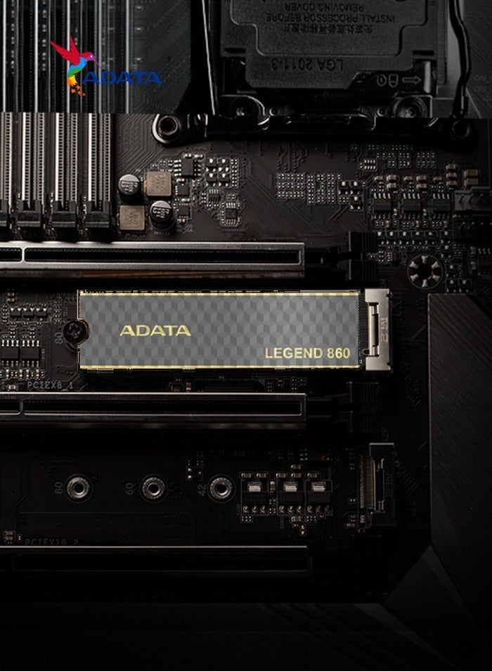 ADATA LEGEND 860 2000 GB Solid State Drive NVMe SSD for Laptop Desktop PS5 XBOX | PCIe Gen4x4 M.2 2280 - Image 3