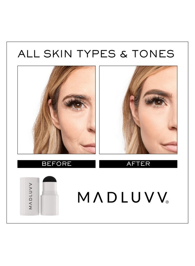 مادلوف ختم الحواجب MADLUVV Brow Stamp Refill* - ختم ملون للحواجب ولون جذور الشعر للنساء والرجال، يُخفي تساقط الشعر والشعر الرمادي والشعر الخفيف على الفور بتركيبة بودرة مقاومة للبقع/التلطخ (بني متوسط) - Image 5