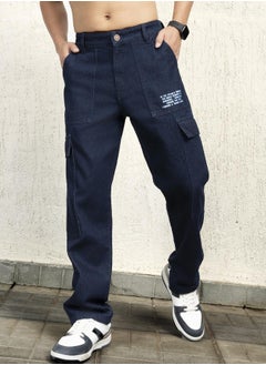 Hubberholme Men Indigo Jeans - Relaxed Tapered for Effortless Style  - Image 2