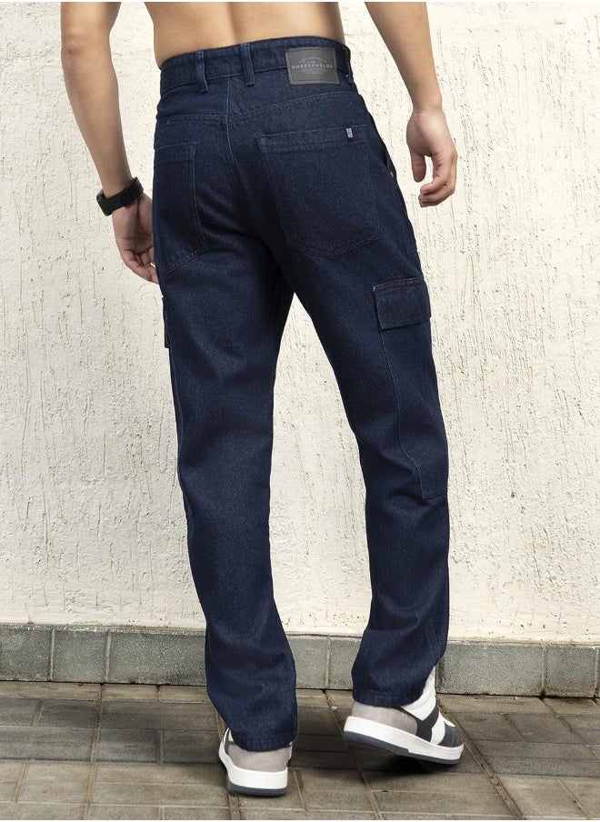 Hubberholme - Men Indigo Jeans - Relaxed Tapered for Effortless Style - Image 1