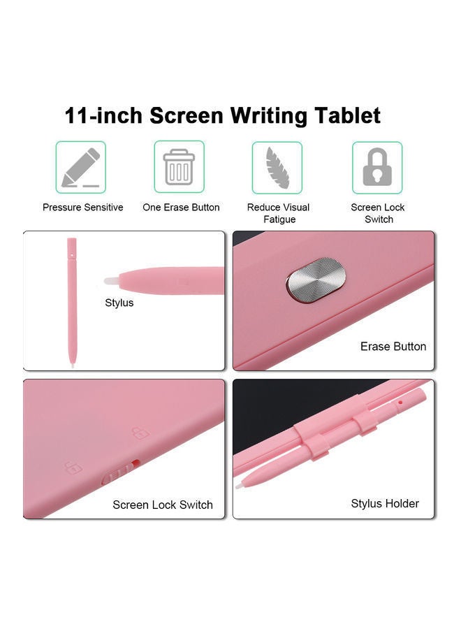 NIBEMINENT Lcd Writing Board Electronic Drawing Handwriting Tablet 11-inch With Erase Button Screen Lock Stylus Gift For Kids Adults  - Image 4