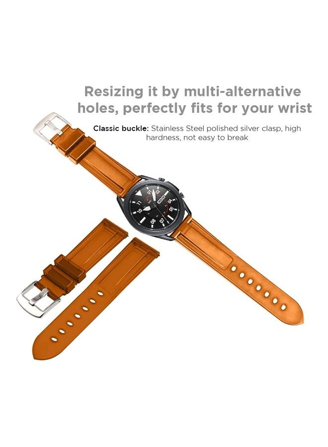 NIBEMINENT Transparent Silicone Tpu Strap Band Brown - Image 2