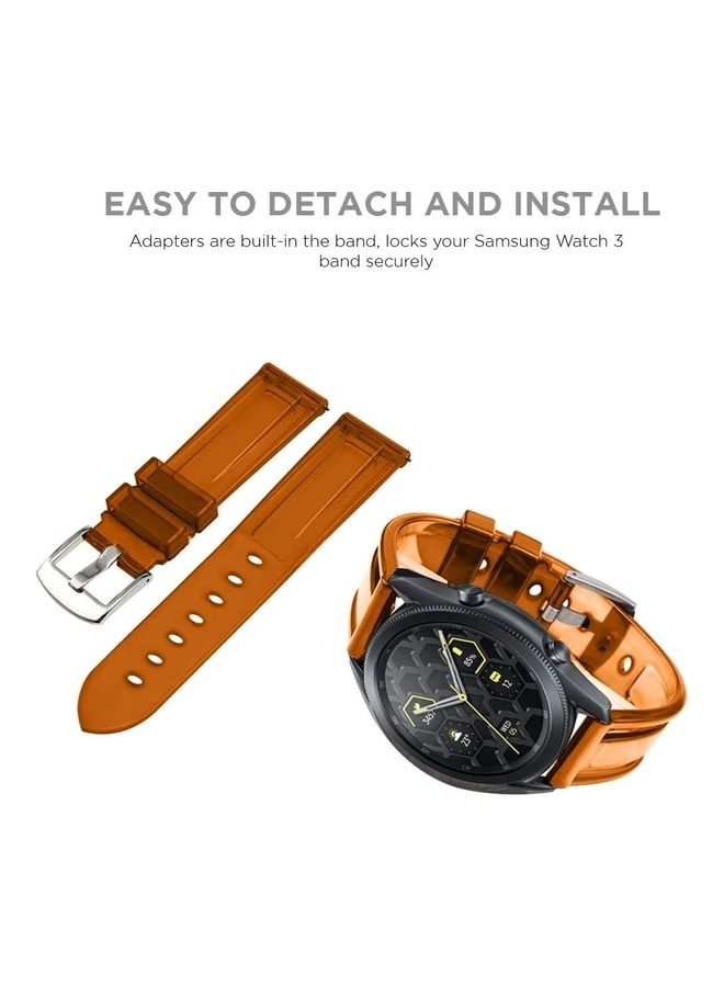 NIBEMINENT Transparent Silicone Tpu Strap Band Brown - Image 5