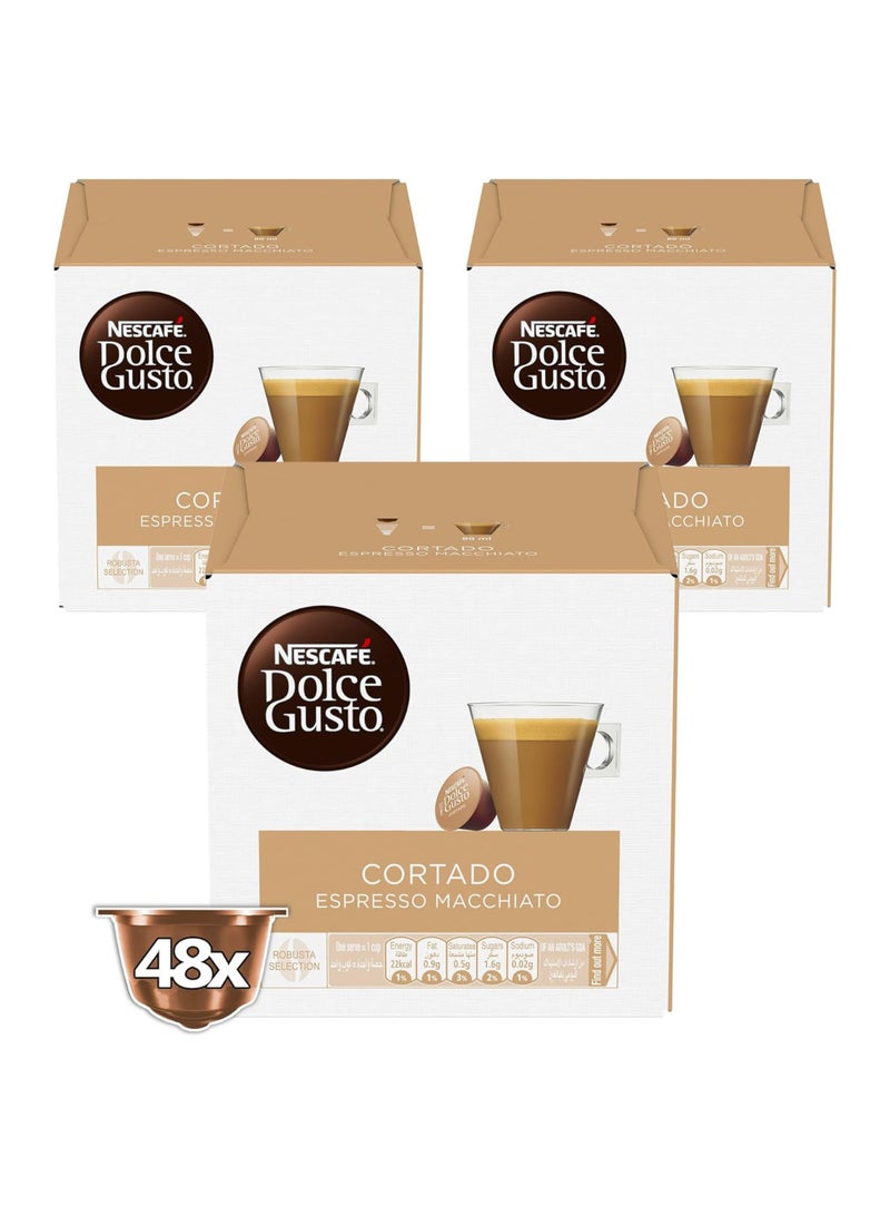 Nescafé Dolce Gusto Espresso Machiato Coffee 16 Capsules Espresso - Image 1