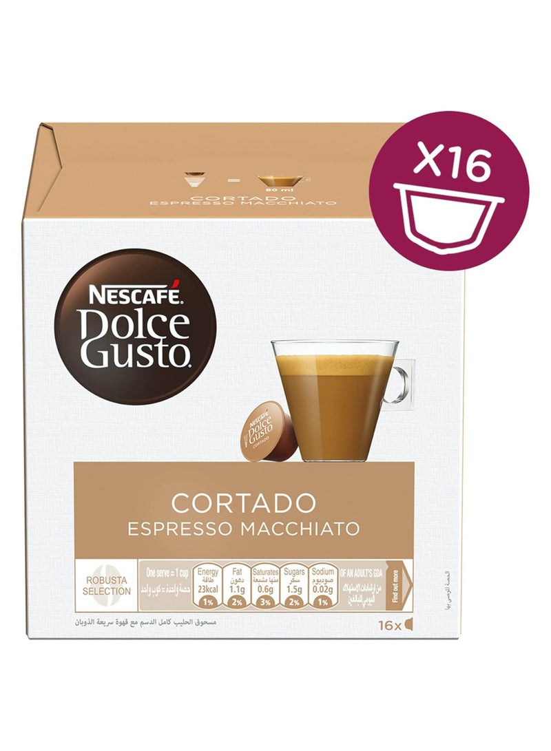 Nescafé Dolce Gusto Espresso Machiato Coffee 16 Capsules Espresso - Image 2
