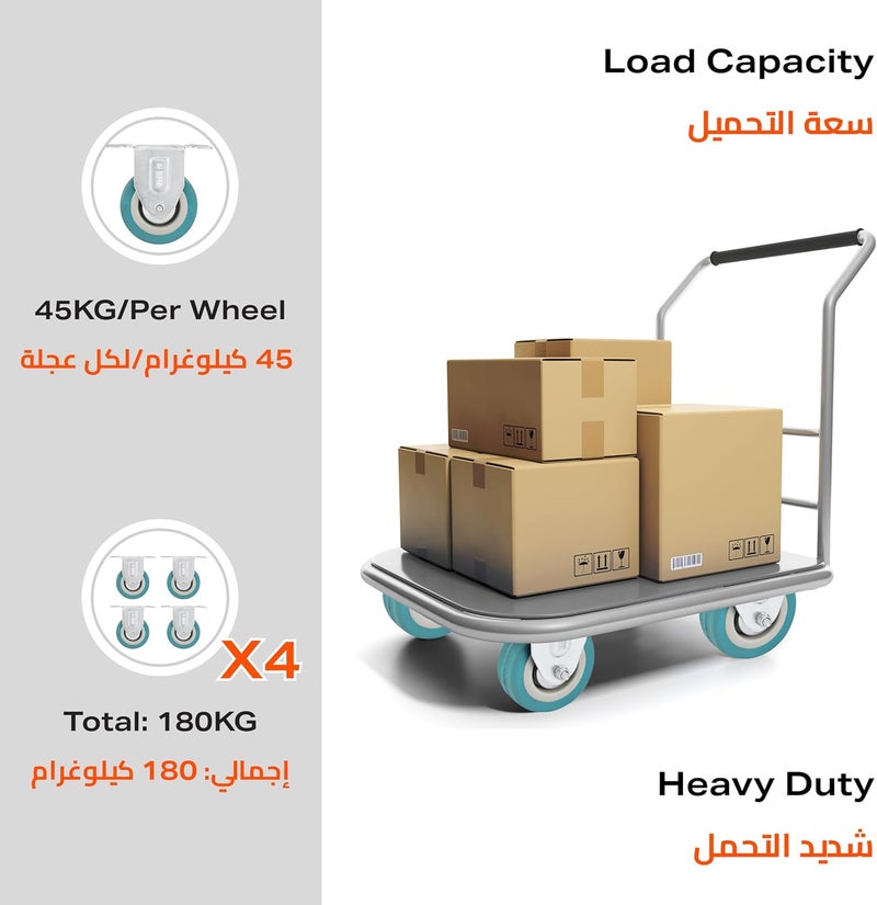 BMB Anti topple design TOOLS 75mm Caster Wheels Set of 4 Heavy Duty, Rigid Casters Top Plate Fitting, Non Marking Grey Rubber Fixed Caster Wheels for Cart Furniture Industrial Use Bug proof seal - Image 5
