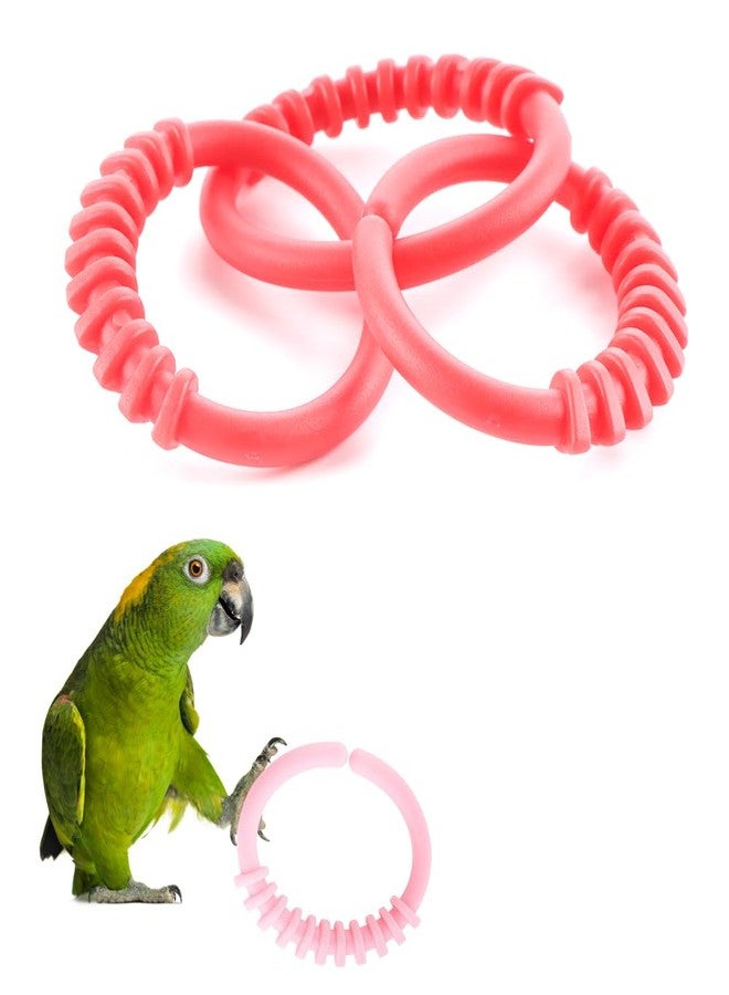 DQITJ 24 Pcs Bird Chewing Toy Parrot Plastic Large Link DIY Cage Accessories - Image 3
