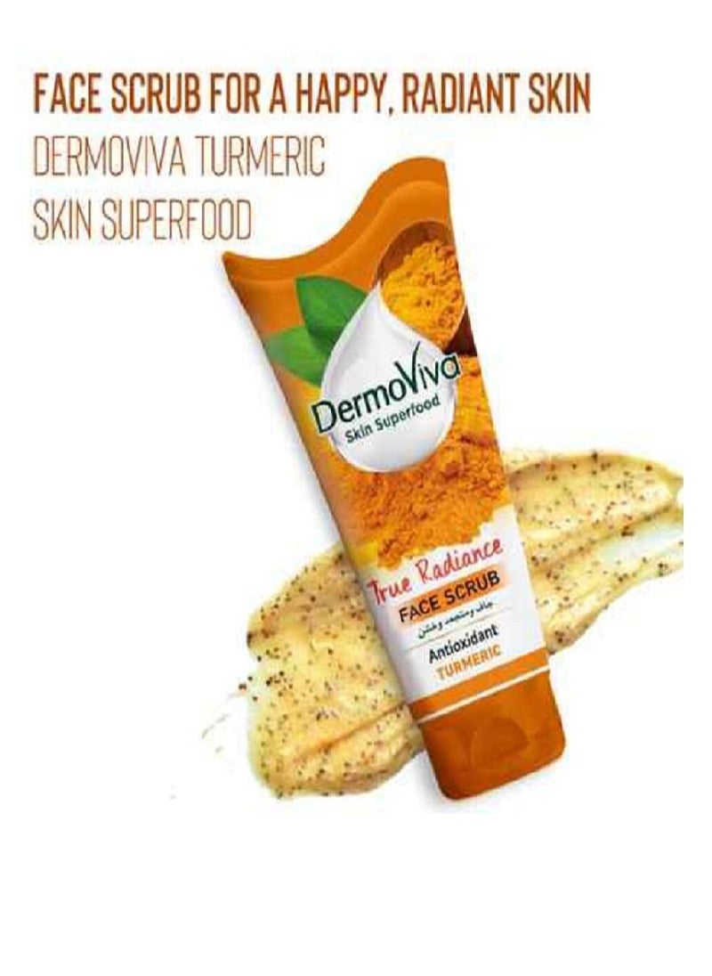 DermoViva Turmeric True Radiance Antioxidant Face Scrub 