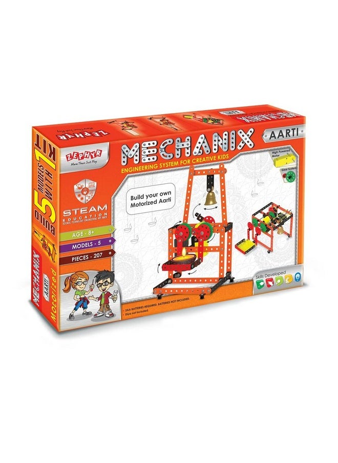 Mechanix Mechanix Aarti Engineering System for Creative Kids Building and Construction Set for Boys and Girls Age 8 yrs+  - Image 2