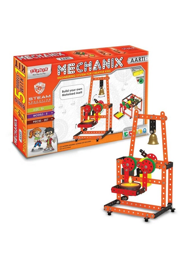 Mechanix Mechanix Aarti Engineering System for Creative Kids Building and Construction Set for Boys and Girls Age 8 yrs+  - Image 1
