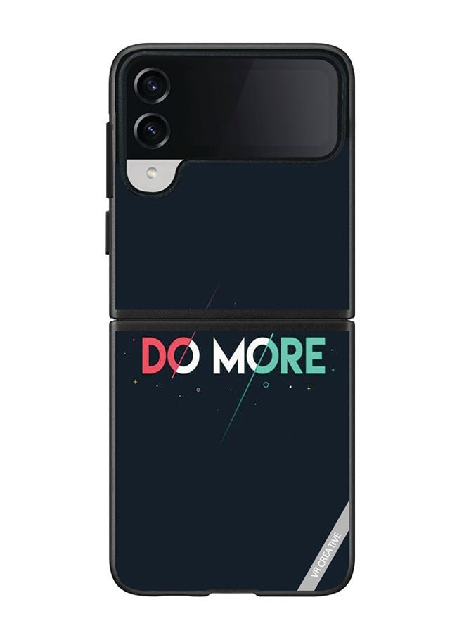 VR CREATIVE Protective Case Cover For Samsung Galaxy Z Flip4 Do More Design Multicolour - Image 1