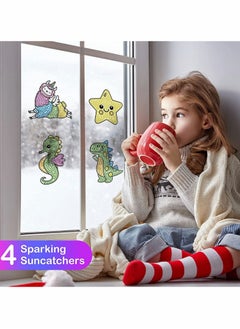 Y&D Diamond Painting Kits for Kids, Fun DIY Mosaic Stickers by Numbers Kits, Creative Arts and Crafts Set, Handmade Gift Children  - Image 4