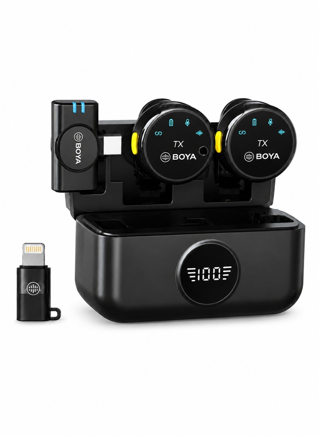 Boya  Boya by-mw6 Dual Wireless Lavalier Microphone Z4DBE3BC60D89EF3BCF71Z