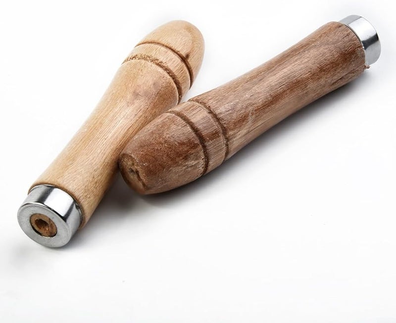 5Pcs Wood File Handles With Sturdy Metal Sleeve For 4 6 Inch Woodworking Craft Tools - Image 4
