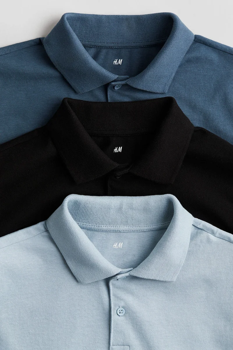 اتش اند ام 3-pack cotton polo shirts