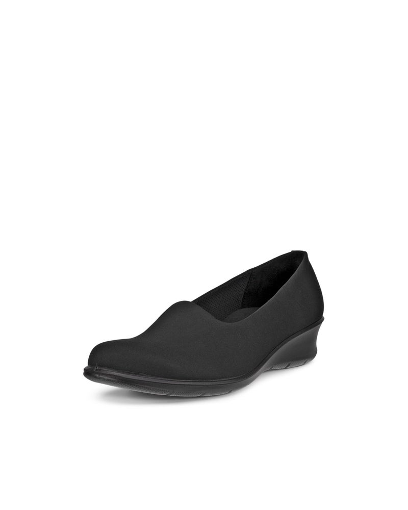 ECCO Womens Finola Stretch Slip On Loafer Flat Black 77 5