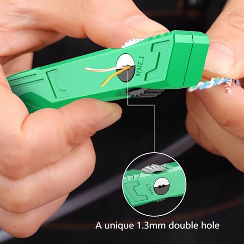 SAMIQU Wire Straightener & Untwist Tool for 1.3mm Crystal Network Cables – Efficient Cable Comb and Wires Pair Separator - Image 4