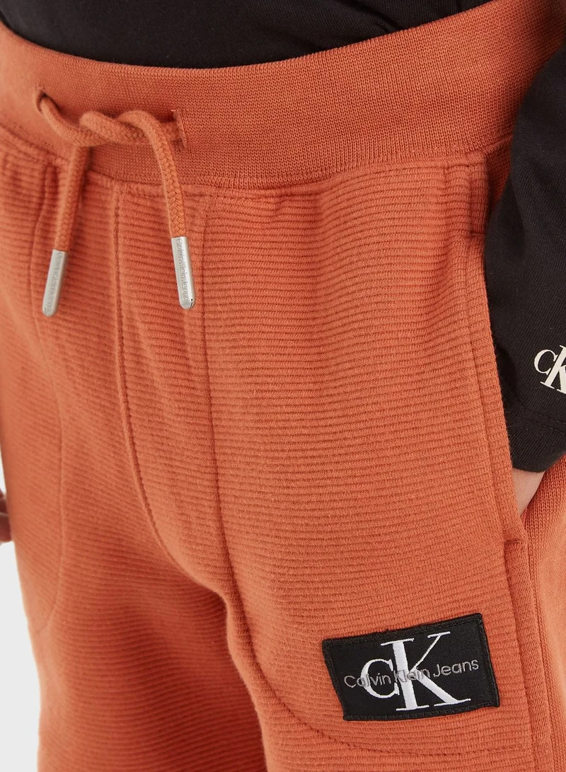 Calvin Klein Jeans Kids Ottoman Sweatpants