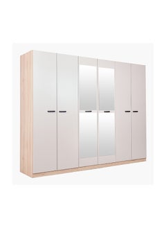 Madrid 6-Door Wardrobe with Mirror 271.6 x 216 x 59.6 cm - pzsku/Z4DBEAF50ECAF82D47387Z/45/_/1709817939/51007da3-0254-4532-aa1f-ffd15ab0ad42