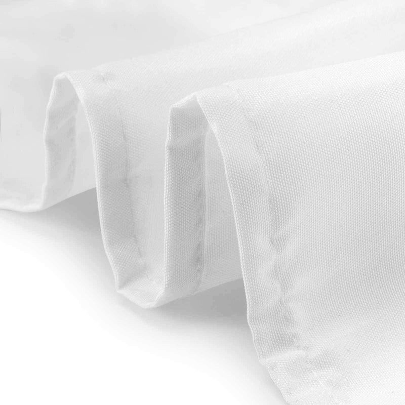 Lann's Linens - 60" x 102" Premium Tablecloth for Wedding/Banquet/Restaurant - Rectangular Polyester Fabric Table Cloth - White - Image 3