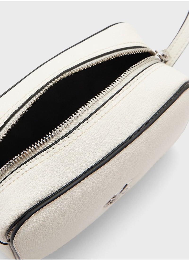 CALVIN KLEIN Flap Over Logo Detailed Crossbody  - Image 5