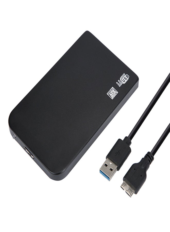 علبة قرص صلب خارجي نحيف فائق السرعة 6 جيجابت في الثانية من الألومنيوم، مقاس 2.5 بوصة، SATA SSD HDD، مع منفذ USB 3.0 وكابل USB - Image 1