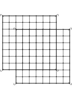 iPower Elastic Trellis Netting for 5x5FT HeavyDuty Plant Net with Hooks Flexible Hydroponics Support for Indoor Plants Gardening and Horticulture 2Pack