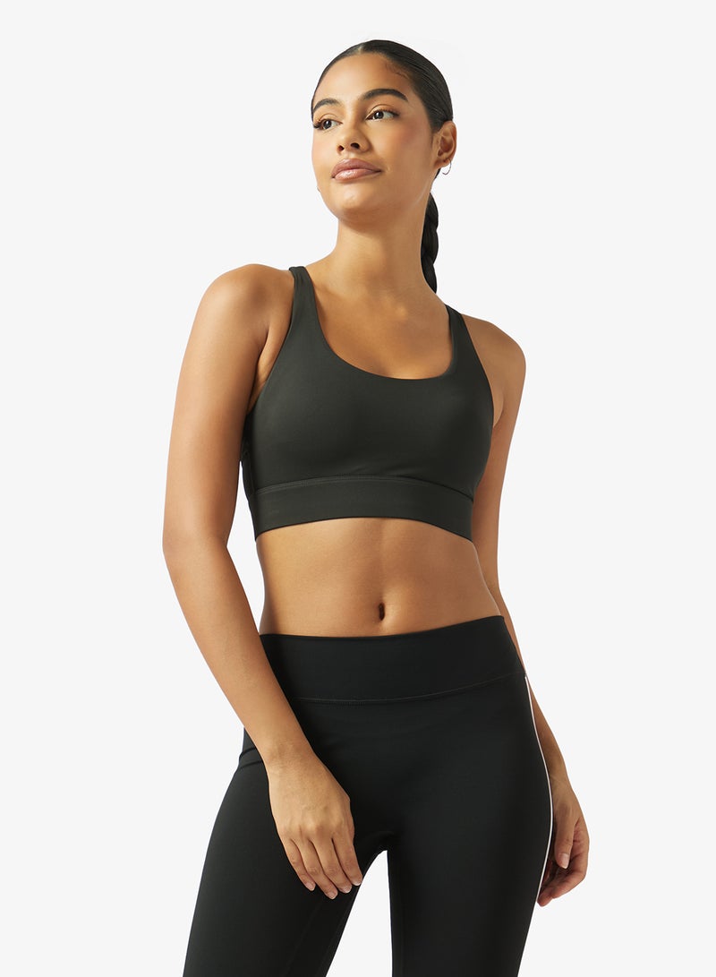 FRWD Seamless Medium Coverage Sports Bra with Racer Back - Image 2