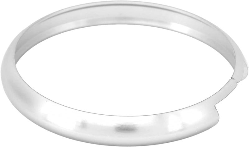 Aluminum Alloy Remote Key Trim, Decorative Ring for MINI R55 R56 R57 R58 R59 R60, Protect Scratches & Dents, Made of , , Fine Workmanship, Prevent Fading, Direct (Silver) - Image 4