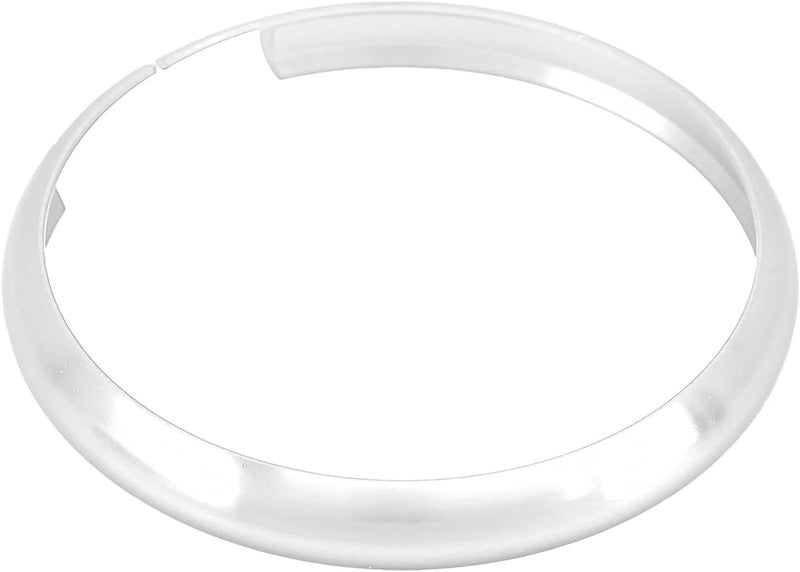 Aluminum Alloy Remote Key Trim, Decorative Ring for MINI R55 R56 R57 R58 R59 R60, Protect Scratches & Dents, Made of , , Fine Workmanship, Prevent Fading, Direct (Silver) - Image 1