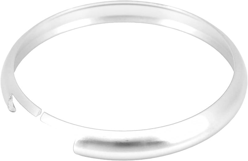 Aluminum Alloy Remote Key Trim, Decorative Ring for MINI R55 R56 R57 R58 R59 R60, Protect Scratches & Dents, Made of , , Fine Workmanship, Prevent Fading, Direct (Silver) - Image 3