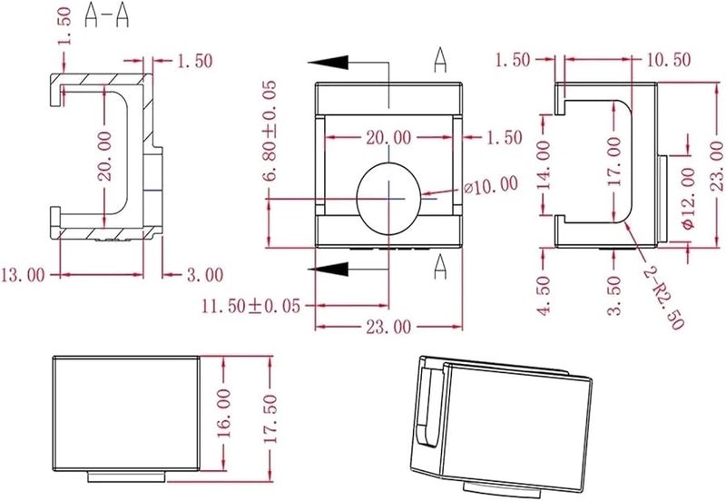 5 قطع غطاء عازل للسخان من السيليكون الأزرق لحالة كتلة الجورب - Image 1