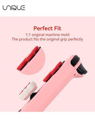 7 Piece Set Cross D-Pad Button Caps Thumb Grips Set - Compatible with Nintendo Switch/Switch OLED - Cute 3D Soft Silicone ABXY Buttons Sticker Joystick Cover Caps - Strawberry Cream Cake - view 2