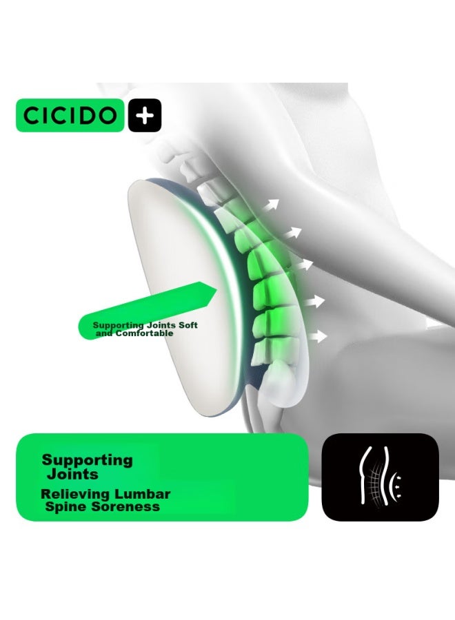 Cicido Car Headrest And Lumbar Support Set, Neck Pillow, Car Cushion, Suitable For Xiaomi Su7, Mercedes-benz, Tesla - Image 3