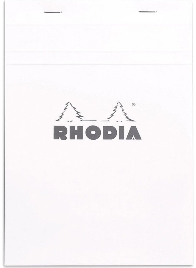 Rhodia - A5 Squared Notebook Block White Cover - Image 1