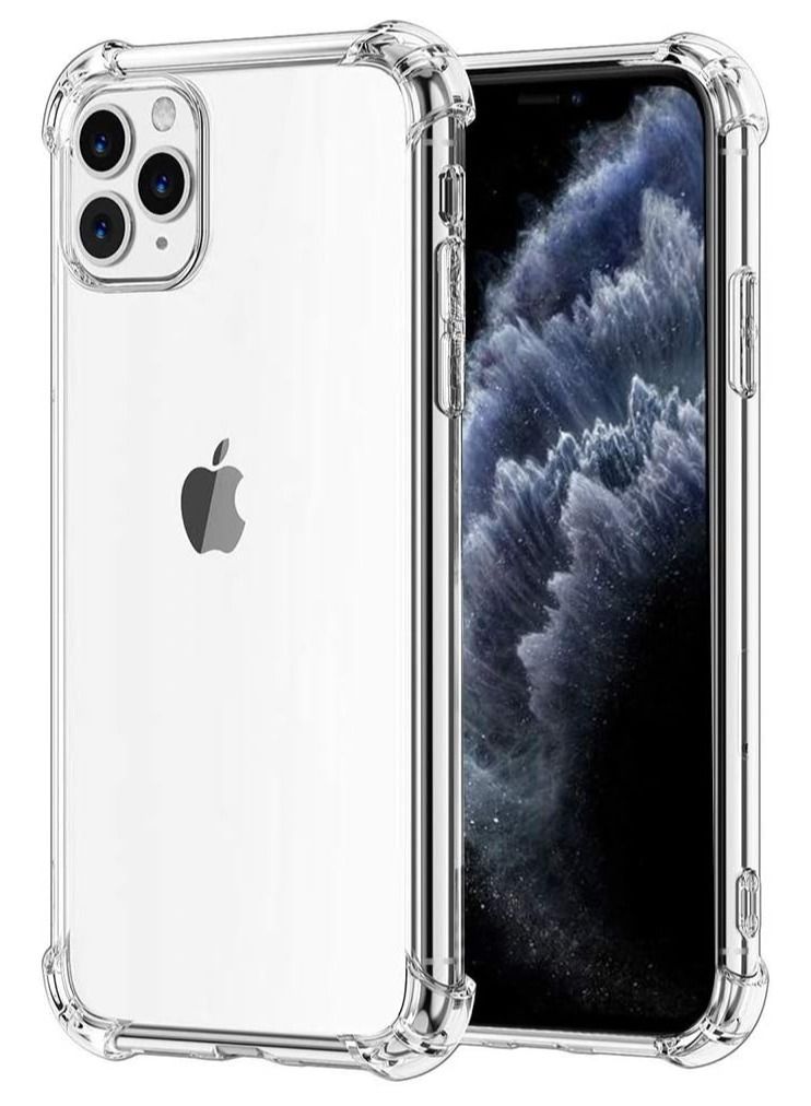 VITION IPhone 11 Pro Cover Case Soft TPU Bumper Transparent Silicone Gel Back Protective Case Shock Absorbent Reinforced Corner for (iPhone 11 Pro) - Image 1