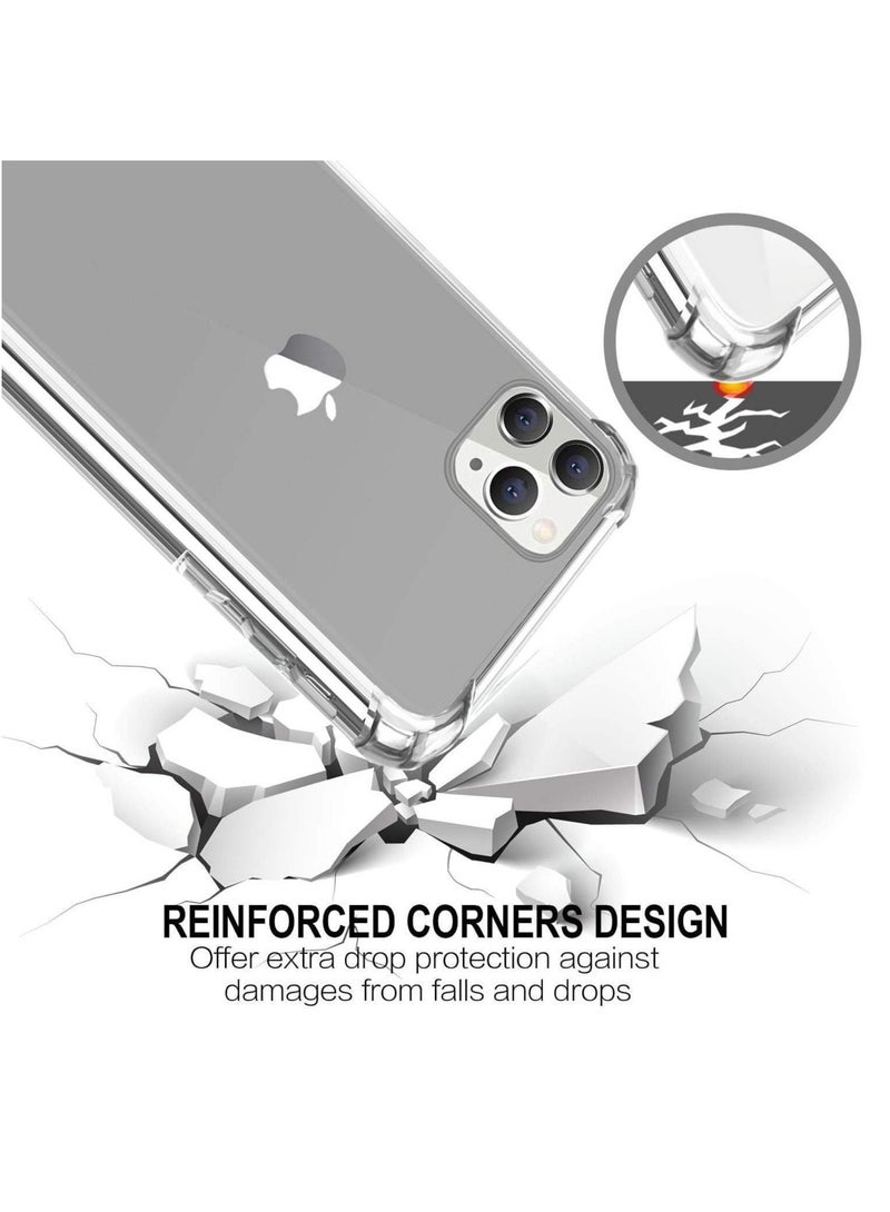 VITION IPhone 11 Pro Cover Case Soft TPU Bumper Transparent Silicone Gel Back Protective Case Shock Absorbent Reinforced Corner for (iPhone 11 Pro) - Image 5