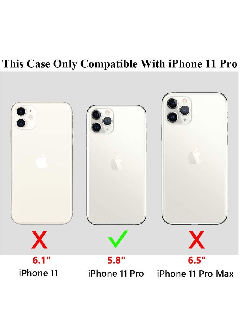 VITION IPhone 11 Pro Cover Case Soft TPU Bumper Transparent Silicone Gel Back Protective Case Shock Absorbent Reinforced Corner for (iPhone 11 Pro) - Image 2