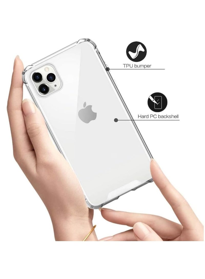 VITION IPhone 11 Pro Cover Case Soft TPU Bumper Transparent Silicone Gel Back Protective Case Shock Absorbent Reinforced Corner for (iPhone 11 Pro) - Image 4