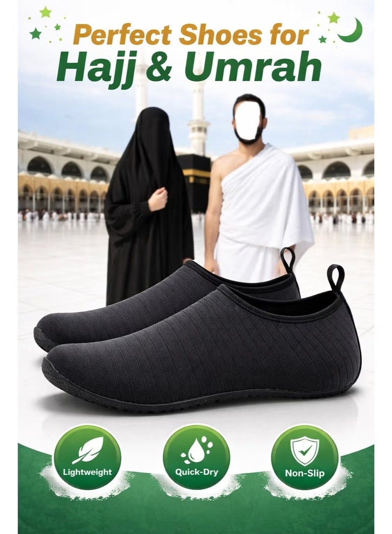 Ailily Umrah and Hajj slippers, Tawaf and Haram socks, non-slip for men and women , comfortable and light Size 44/45 - Image 1