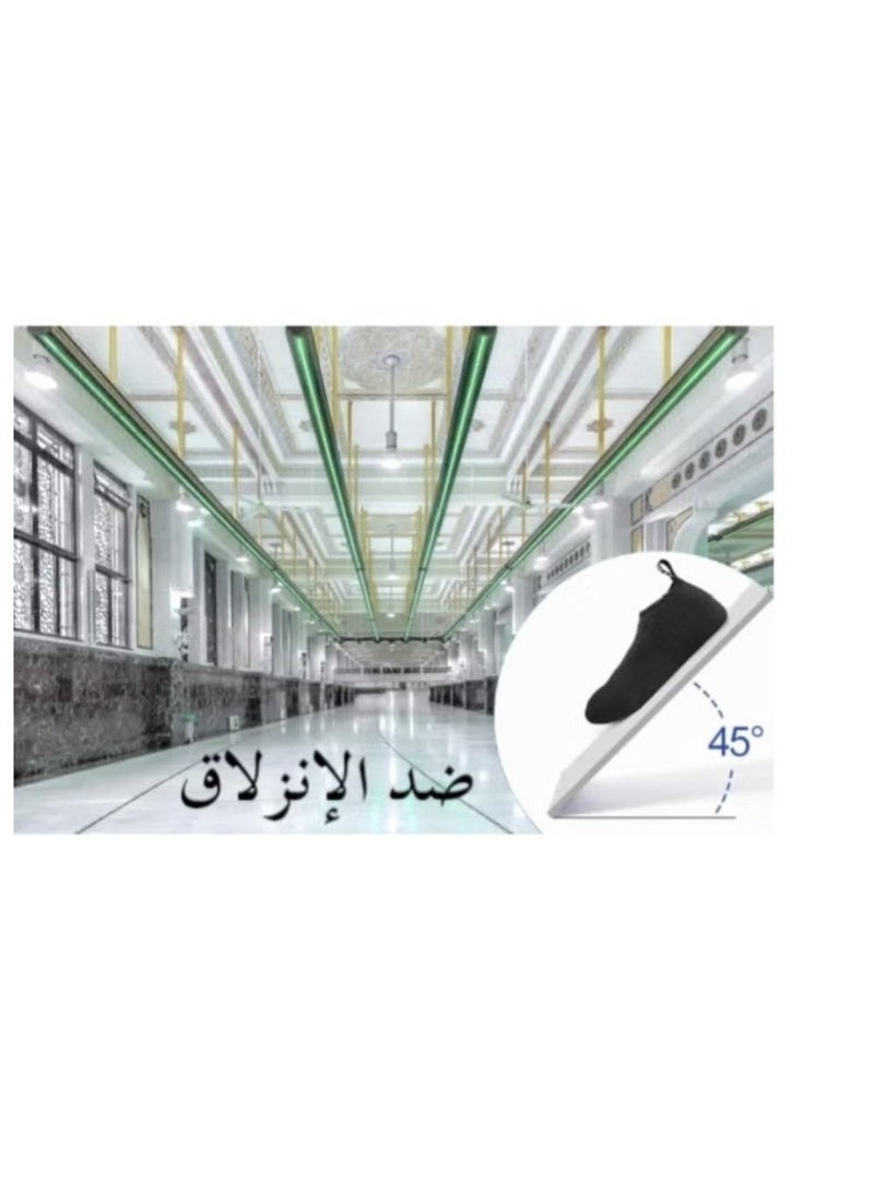Ailily Umrah and Hajj slippers, Tawaf and Haram socks, non-slip for men and women , comfortable and light Size 44/45 - Image 4