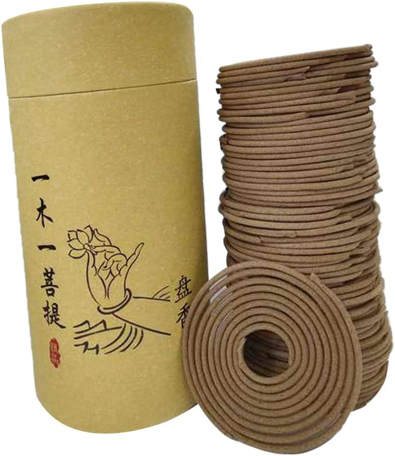 klarakoNatural Sandalwood Rose Incense Home Fragrance Coil Incense Air Refreshing 120 Coils Per Box Jasmine Rose klarakoAy Tsao, 68mm - Image 2