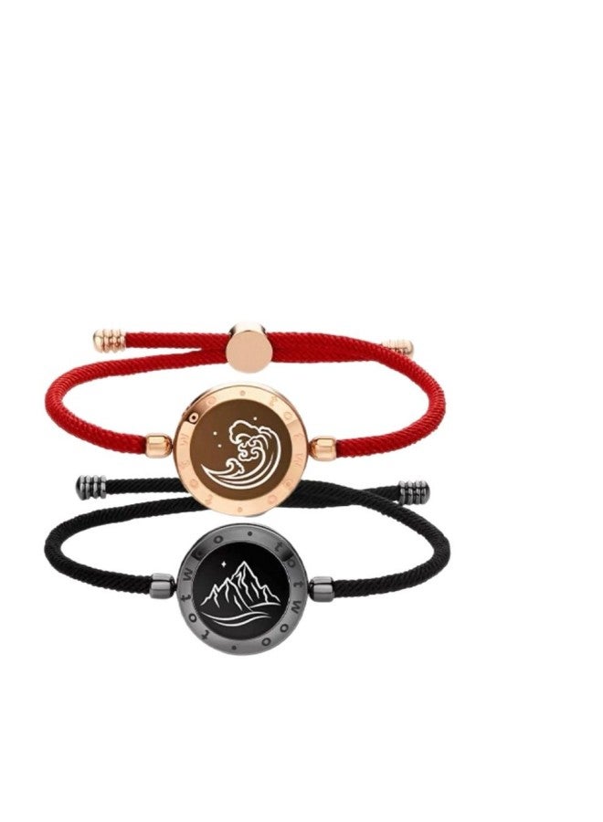 توتو Totwoo Guardian Lover Smart Bracelet Couple Long Distance Love Remote Sensing Interactive Bracelet Hexagram Star Bracelet - Image 5