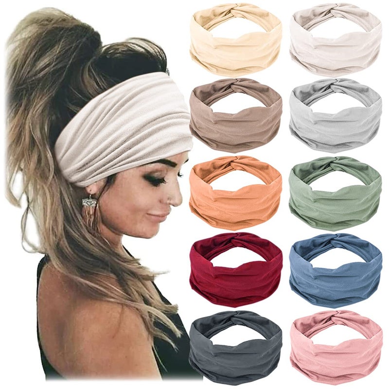 Generic Bohemian Elastic Sports Headband for Women suit 3# 