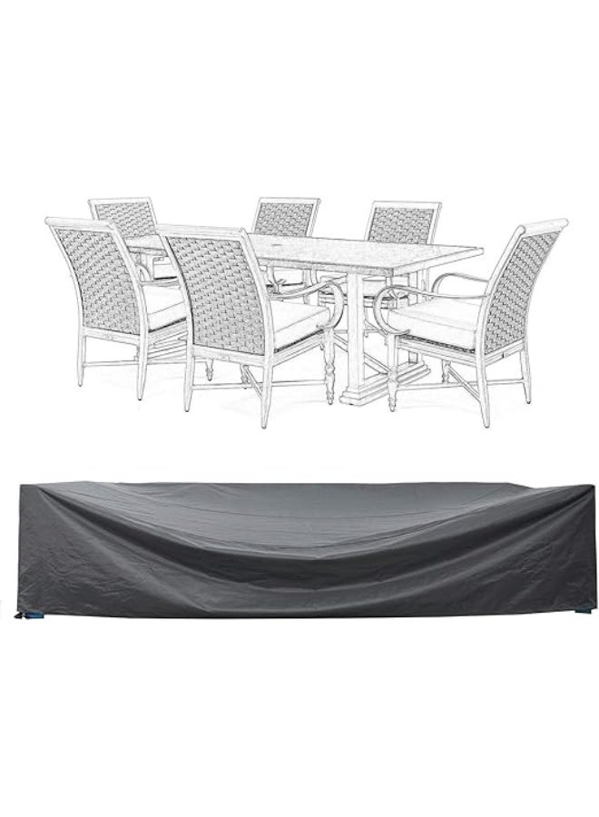 Patio Cover Outdoor Furniture Lounge Porch Sofa Waterproof Dust Proof Protective Covers 320x160 - Image 2