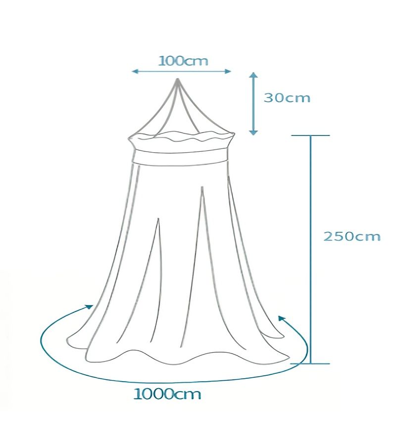 Pink Princess Style Mosquito Net Double Layer Lace 360 Coverage No Installation Required For 11024inch - Image 3