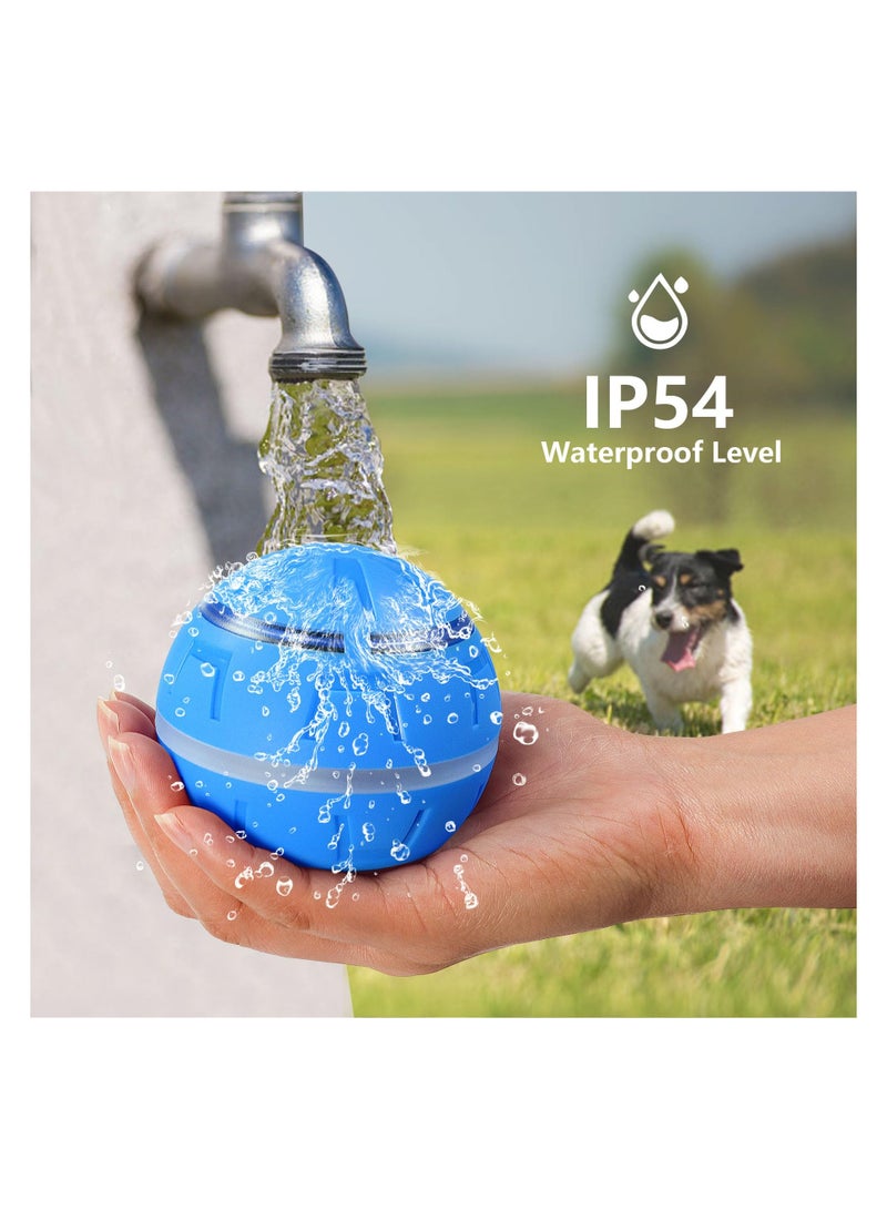 SYOSI Interactive Dog Ball Toy - Peppy Pet Ball with Remote Control LED Lights, Automatic Moving Dog Toy for Small, Medium, Large Dogs, Waterproof and Durable, USB Rechargeable (Blue) - Image 4