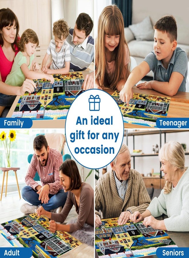 VOLUVOLU 500 Pieces Puzzle for Adults, Fall Puzzle, Autumn Puzzle, Funny Puzzle for Adults, Challenging Game Home Decor Birthday Party Gift Toy for Adults Kids Seniors 20.5 * 15 inch - Image 5